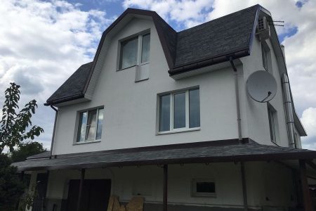 монтаж ондулина на крышу